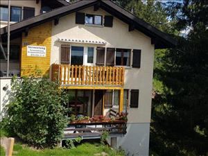 Group accommodation Bergflow House view summer