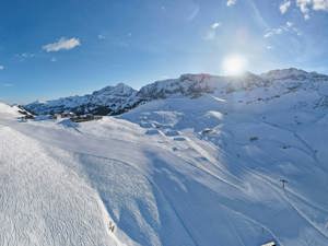 Hôtel de montagne Hahnenmoos hiver