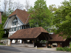 Group accommodation Kulturmühle House view summer