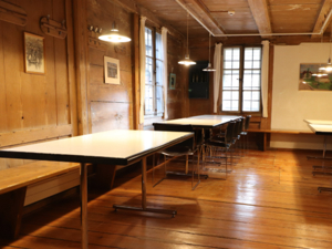 Maison de groupes Kulturmühle Salle à manger et salon