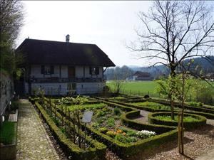 Group accommodation Kulturmühle Garden spring