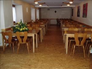 Group accommodation Don Bosco Dining room