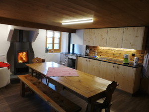 Mountain hut Langboden Dining room