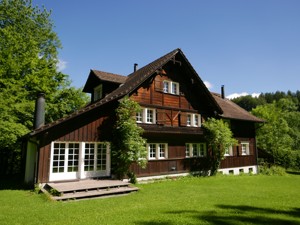 Group accommodation Löchli House view summer
