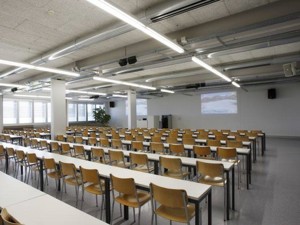 The 250 m² large plenary room