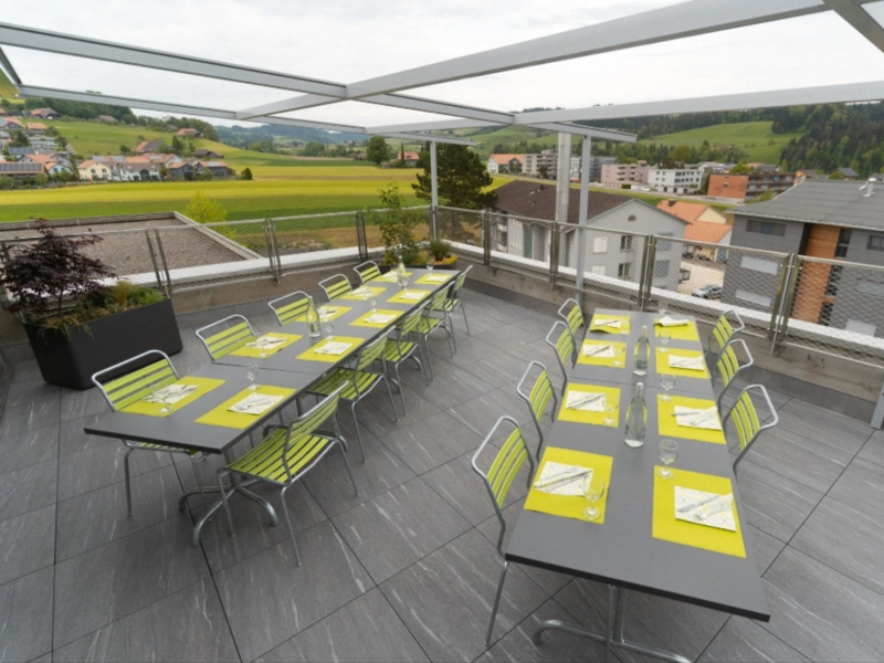 Seminar- und Gästehaus Rekrutierungszentrum Terrasse