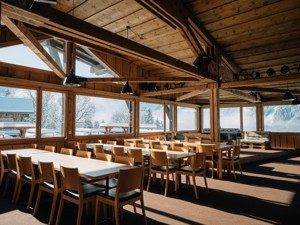 Mountain hut Metsch Dining room