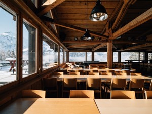 Mountain hut Metsch Dining room