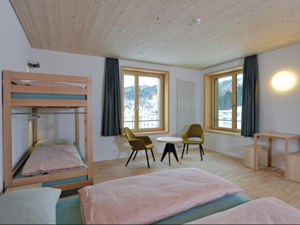 Jugendherberge St. Moritz Mehrbettzimmer