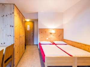 Jugendherberge Davos Youthpalace Schlafzimmer