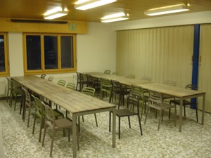 Holiday camp Schwimmbad Dining and lounge room