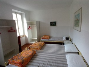 Gruppenhaus Adula Schlafzimmer