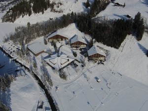 Centre sportif Kuspo Haus 2 Vue de la maison hiver