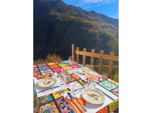 Gruppenhaus Landarenca Terrasse