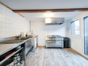 Group accommodation Allalin Kitchen