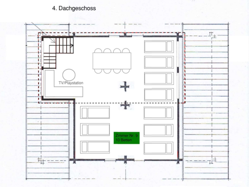 Plan de l'étage mansardé (Allalin)