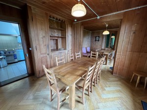 Group accommodation Chalet Beau-Site Dining room