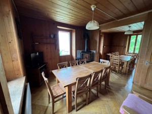 Gruppenhaus Chalet Beau-Site Esszimmer