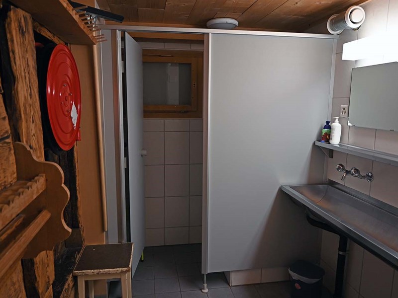 Group accommodation Thalerlotsch Sanitary facilities