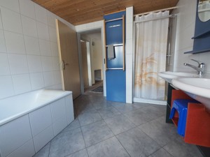 Ferienhaus Eggmatte Badezimmer