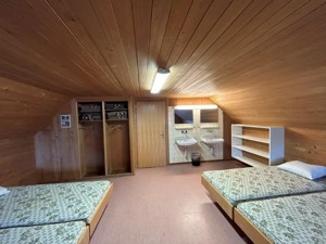 Gruppenhaus Hasli Schlafzimmer