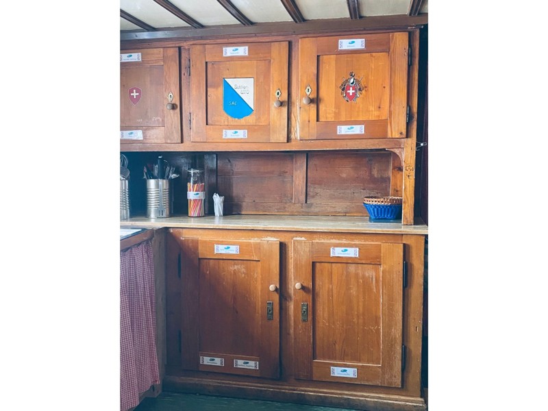 the kitchen cabinets