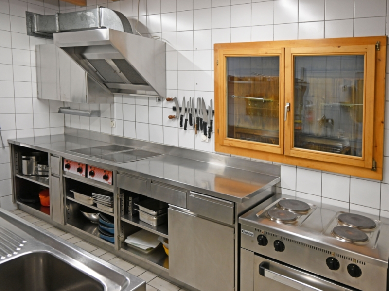 Hébergement pour groupes Gspon Cuisine
