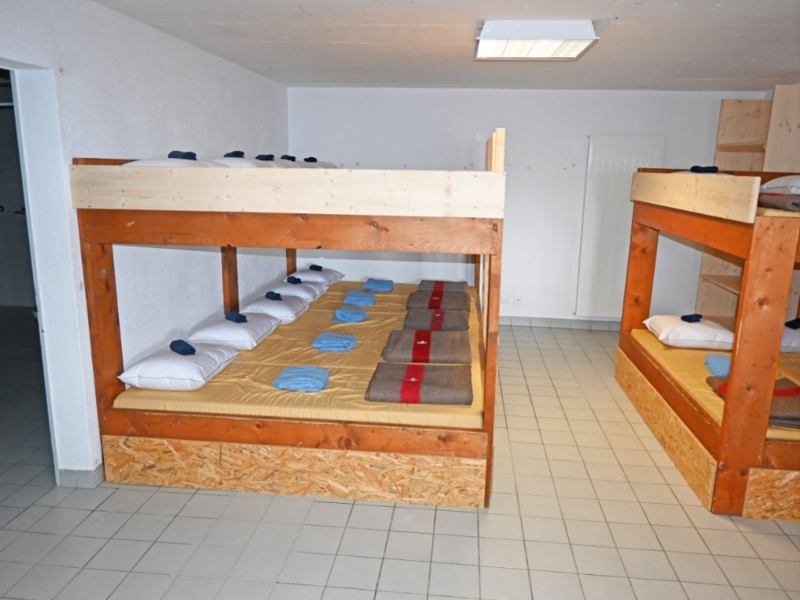 Hébergement pour groupes Gspon Dortoir