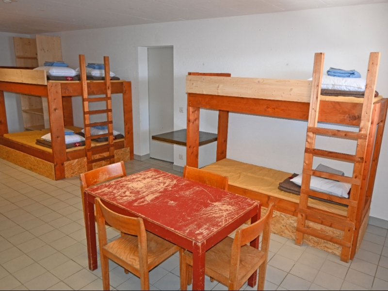 Hébergement pour groupes Gspon Dortoir