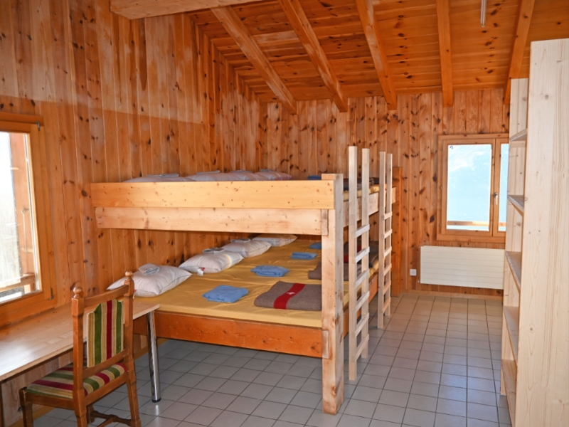 Hébergement pour groupes Gspon Dortoir