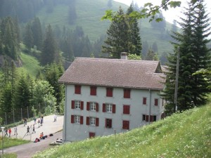 Maison de groupes Freiämter Ferienhaus Terrain de football