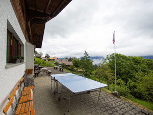 Naturfreundehaus Beatenberg Terrasse
