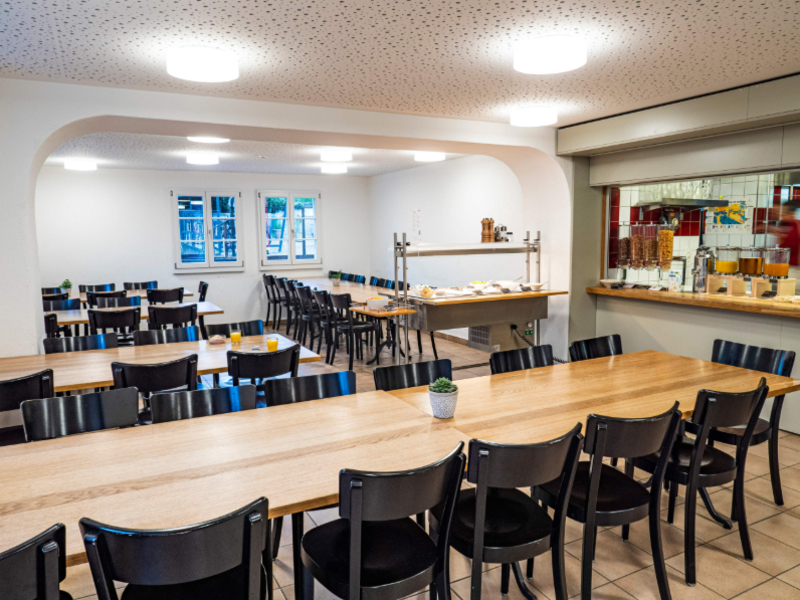 Auberge de Jeunesse Avenches Salle à manger