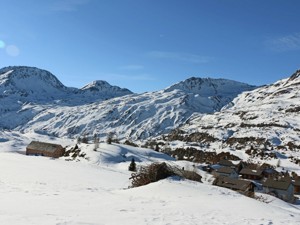 Vue sur le col du Simplon - Maison de groupe