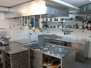 Group accommodation Chasa Alpina Kitchen