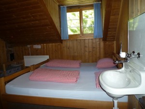 Group accommodation Jugendherberge Hospental Double room