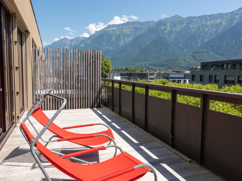 Jugendherberge Interlaken Balkon