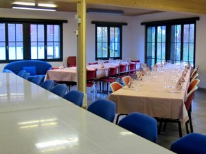 Group accommodation Rotiflue Dining room