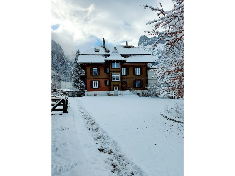 Ferienheim Villa Foree Hausansicht Winter
