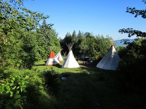 Camping-Zeltdorf Tipicamp Lage Sommer