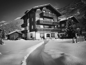 Chalet Nevita Hausansicht Winter