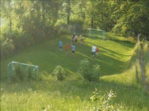 Group accommodation Vereinshaus Aeschi Football pitch