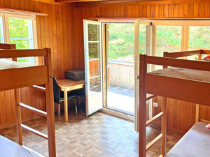 Gruppenhaus BlueTurtle am See Schlafzimmer