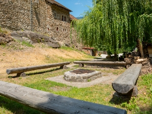 Auberge de Jeunesse Sils Espace barbecue