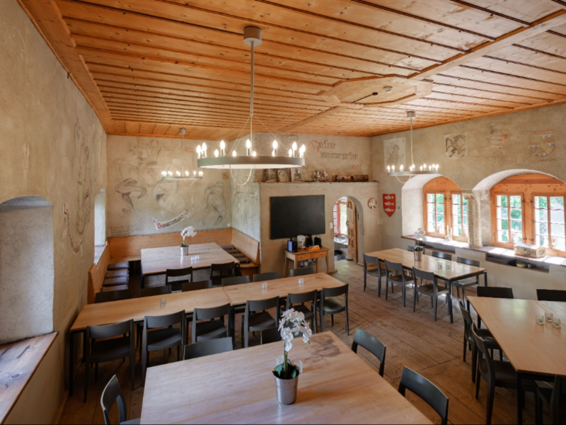 Auberge de Jeunesse Sils Salle à manger