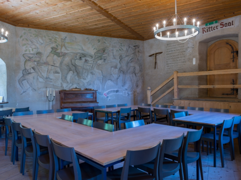 Youth Hostel Sils Common room