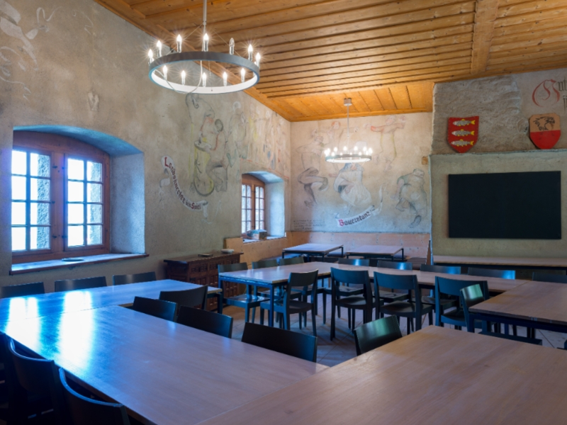 Youth Hostel Sils Common room
