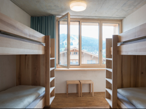 Jugendherberge Saanen-Gstaad Schlafzimmer