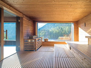 Jugendherberge wellnessHostel4000 Sauna