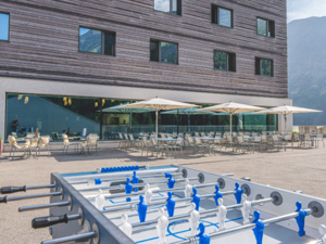 Jugendherberge wellnessHostel4000 Terrasse